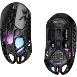 خرید موس GravaStar Mercury X Pro - بی‌سیم - سیاه کهکشانی